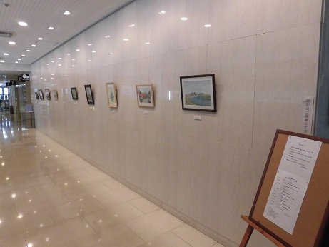 色鉛筆の世界の展示の写真