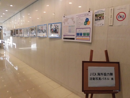 JICA 海外協力隊 活動写真パネル展の写真