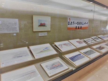 『はしれ ディーゼルきかんしゃ デーデ』原画展の写真