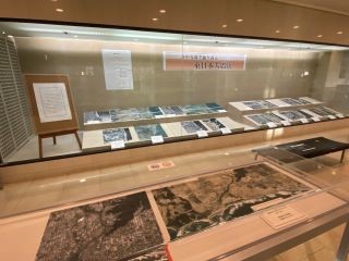 空中写真で振り返る東日本大震災展示の写真