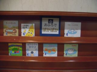 展示木の実の絵本の写真